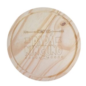 PLATO MADERA GRABADO