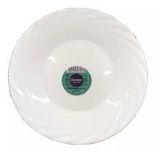 PLATO POSTRE JAZMIN OPALINO BCO 20CM