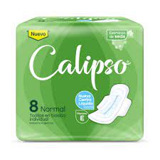 CALIPSO TOALLAS FEMENINAS X 8 UNID.