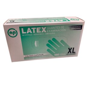 PROMO GUANTES DE LATEX X 100 UNID TALLE XL