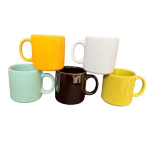 JARRO PORC MUG BIONA  360ML LISO (COLORES: AMARILLO,AZUL,BLANCO,NEGRO,VERDE Y TURQUESA)