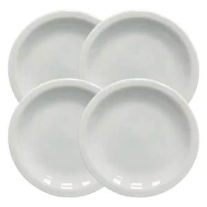 PLATO PLAYO LOZA 25 CM BCO