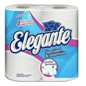 PAPEL HIG 4X30MTS HOJA SIMPLE ELEGANTE