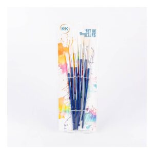 PINCEL X6 N1,2,3,5,7,9 MGO PLAST PUNTA PLA