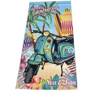 TOALLON 100%POLYESTER 1,40X 0,70 MOTO