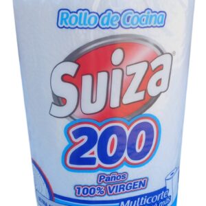 ROLLO DE COCINA 200 PAÑOS  - SUIZA