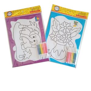 HOJAS C/DISEÑOS 26X19-FIBRAS