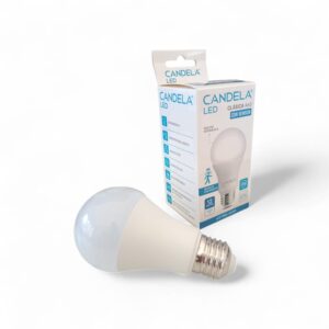 LAMPARA LED 12W FRIA C/SENSOR FOTOCELULA