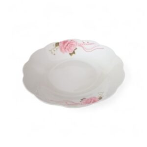 PLATO STC HONDO FLOREADO ROSA