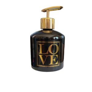 DISPENSER JAB VID C/FRASE LOVE 8X8X14 330ML