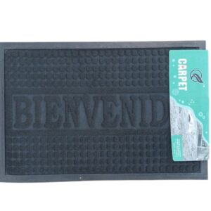 ALFOMBRA RECT GOMA 40*60CM BIENVENIDO