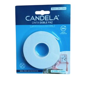 CINTA DOBLE FAZ BLANCO 1,8CM X 2M