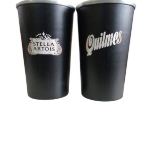 VASO ALUM NEGRO DISEÑO