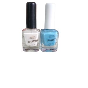 ESMALTE COLOR BLANCO / CELESTE X 2 UNIDADES
