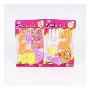 JUGUETE COCINA X8 PCS 19X29CM COMIDA