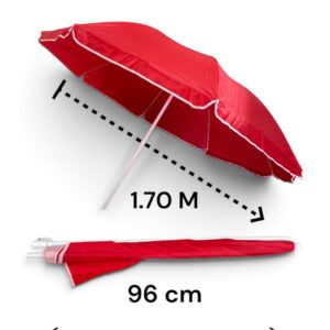 SOMBRILLA PLAYERA 1,70 M COLOR