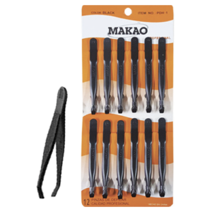 PINZA DEPILAR NEG X 12 UN MACAO