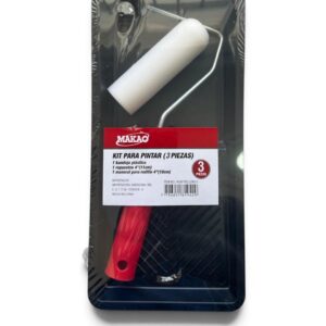 RODILLO 4" PINTOR SET X 3 C/ BANDEJA