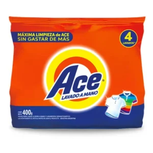 ACE POLVO LAVADO A MANO 400GR