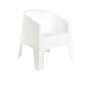 SILLON G RATAN IBIZA LIFE BLANC